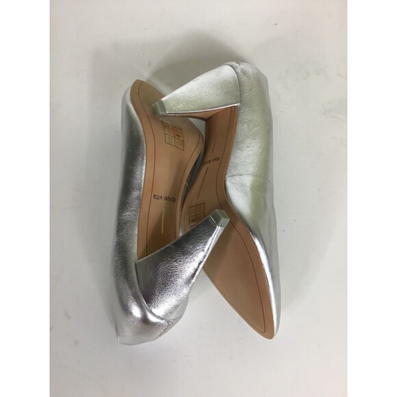 Dolce Vita Women Silver Pumps Sz.6 EUC Elegant Trendy Silver - Picture 8 of 10